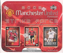 Load image into Gallery viewer, UPPER DECK MANCHESTER UNITED 2003 STRIKE FORCE PERSONAL BOX BREAK